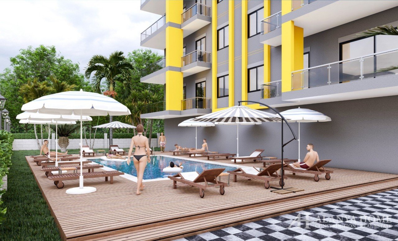 BUY APARTMENT IN Pİ LİFE RESİDENCE AVSALLAR ALANYA ANTALYA TURKEY buy sell rent